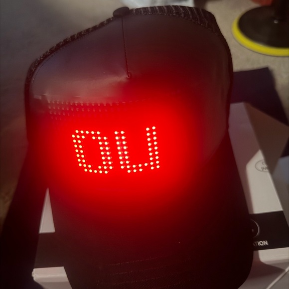 Black LED Hat - Picture 9 of 9